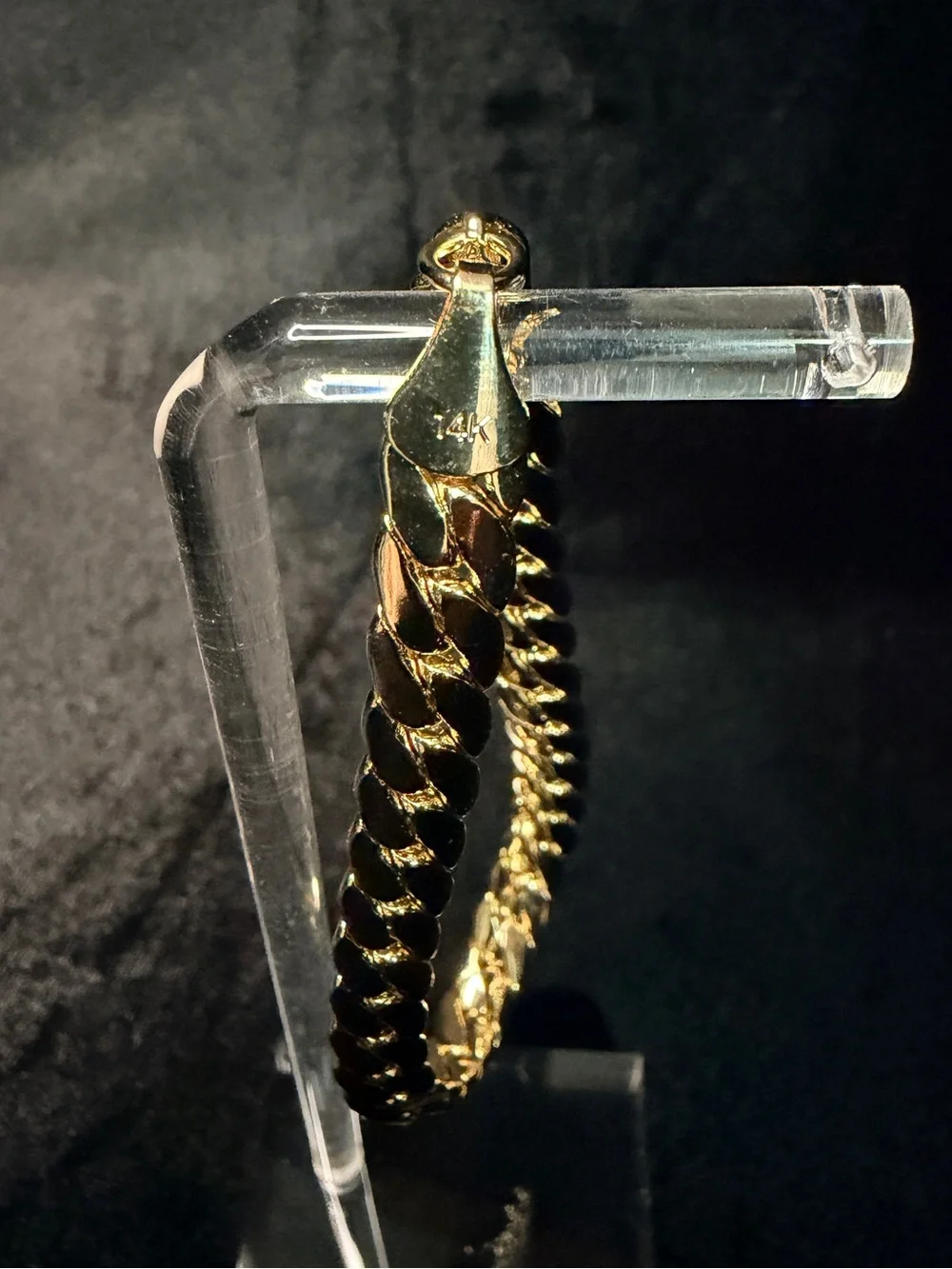 Miami Cuban 8in 7.5MM 14K Stamped Gold Filled Bracelet. Lobster Clasp. Brand new